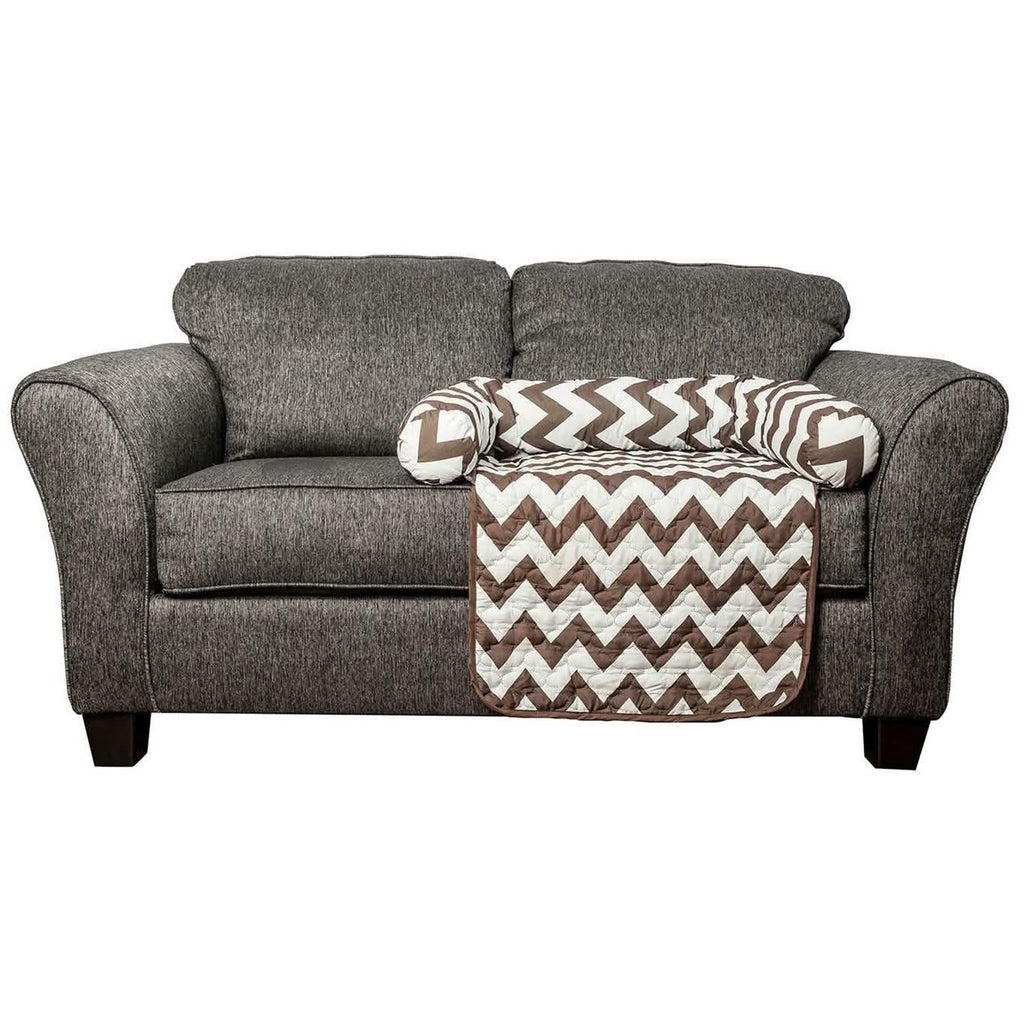 Chevron Reversible Quilted Pet Bed Chair Cover - Assorted Sizes