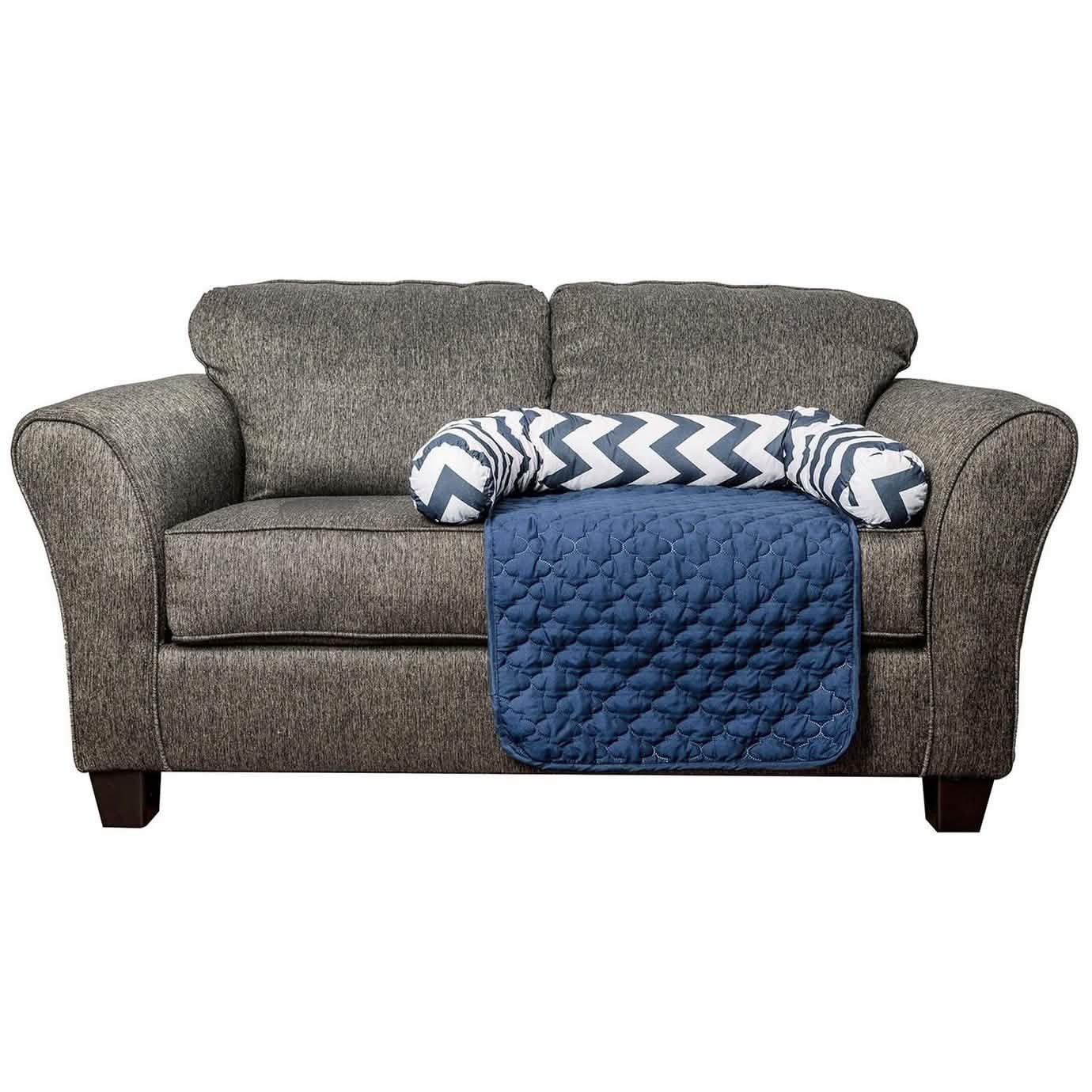 Chevron Reversible Quilted Pet Bed Chair Cover - Assorted Sizes